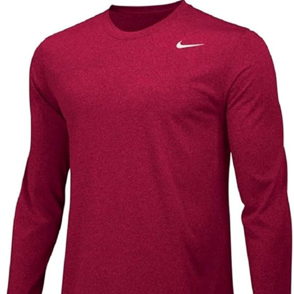 Nike Men's Dry Training Top Team Crimson/Cool Grey, Small